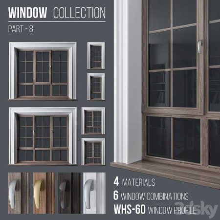 مدل سه بعدی پنجره Window Collection Part 8