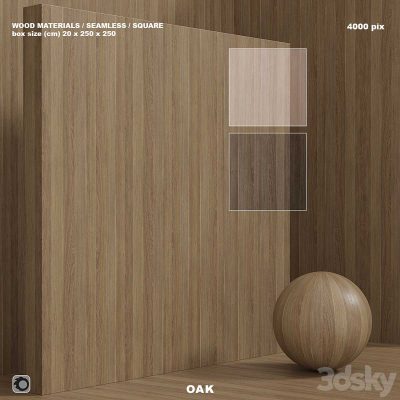 دانلود آبجکت متریال چوب Wood oak material (seamless) – set 87