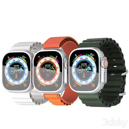 آبجکت ساعت مچی هوشمند Apple watch Series 8