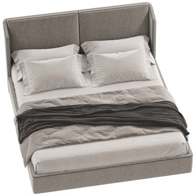 مدل سه بعدی تخت خواب  Bed Alberta Nikita