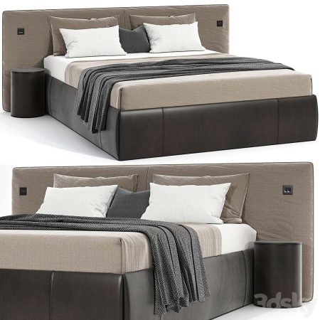 مدل سه بعدی تخت خواب Bed Modern 03