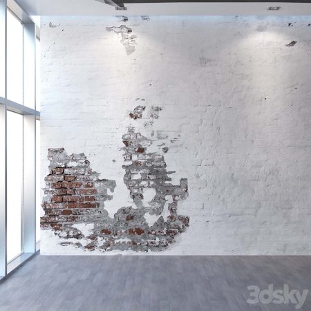 دانلود آبجکت دیوار آجری Brickwork 090