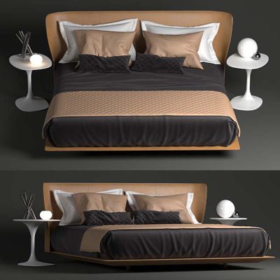 مدل سه بعدی تخت خواب  b & b italia alys bed