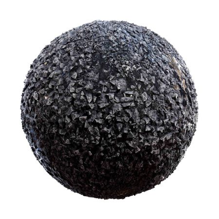 دانلود تکسچر سنگ sharp black gravel with water