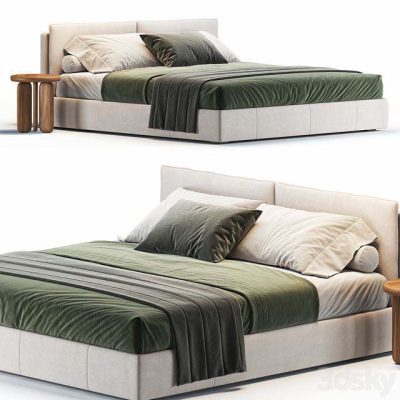 دانلود مدل سه بعدی تخت خواب Lulu Bed