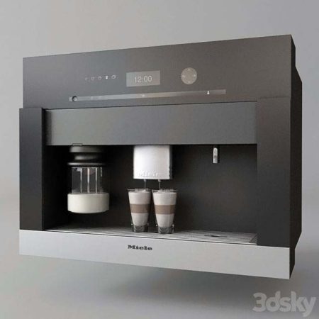 مدل سه بعدی قهوه ساز Miele CVA 6401