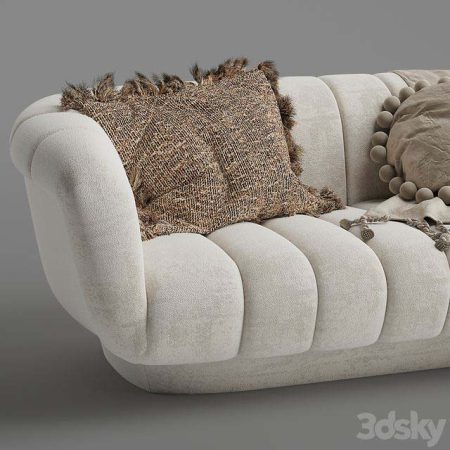 آبجکت مبلمان Odea 2 seater sofa