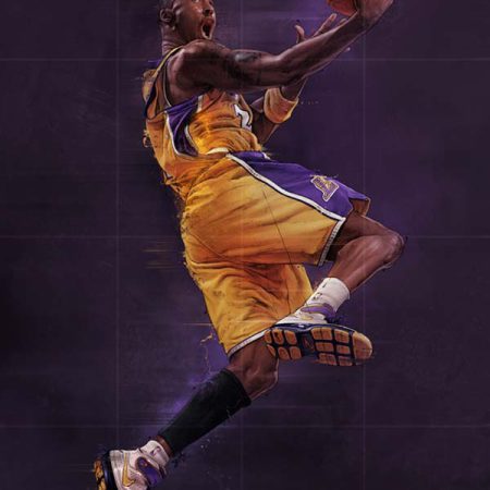 آبجکت سه بعدی پوستر  Series of posters – NBA Legends