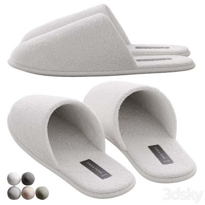 مدل سه بعدی دمپایی Terry slippers Zara Home