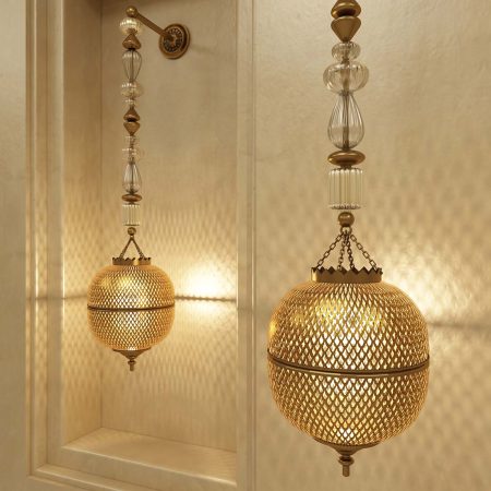 مدل سه بعدی چراغ دیواری Wall Lamp Arabic style