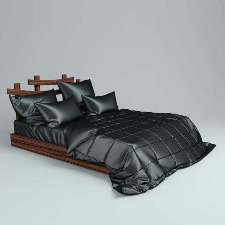 دانلود مدل سه بعدی تخت خواب Bed-Oriental cherry