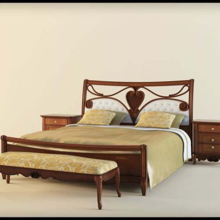 دانلود مدل سه بعدی تخت خواب Bedroom furniture Pointex ELEONORA