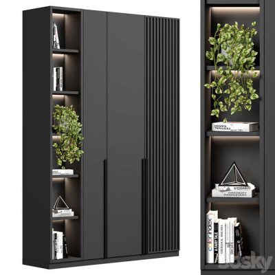 مدل سه بعدی کمد Cabinet With Shelves 12