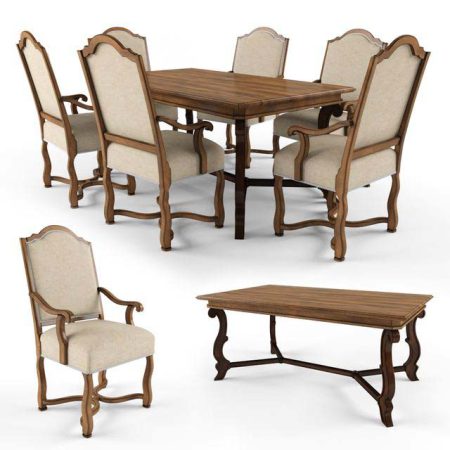 آبجکت میز نهارخوری Century Furniture Table and Chairs