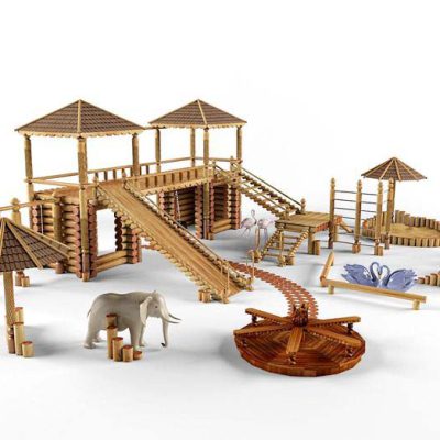 مدل سه بعدی زمین بازی کودک Children’s playground