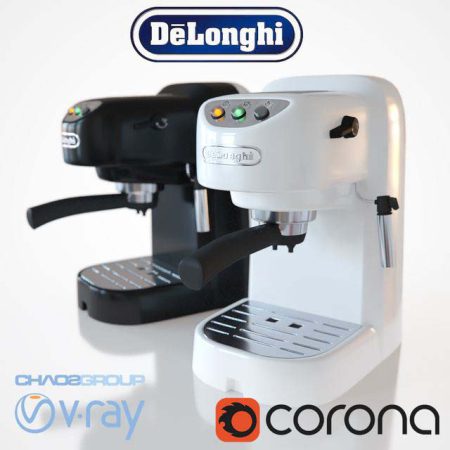 مدل سه بعدی قهوه ساز DeLonghi EC250
