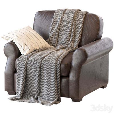 آبجکت صندلی Fremont Roll Arm Upholstered Armchair