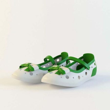 مدل سه بعدی کفش کودک Kid shoes
