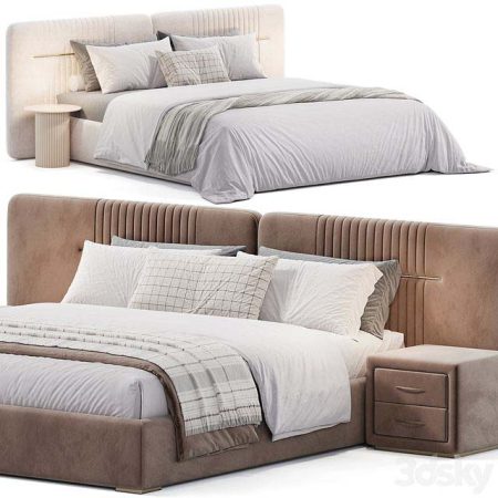 دانلود مدل سه بعدی تخت خواب Loren bed by Casa Magna