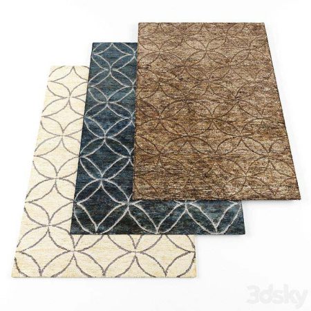 مدل سه بعدی فرش carpets 001 (4 color)