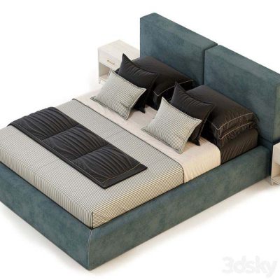 دانلود مدل سه بعدی تخت خواب decorfacil Bed