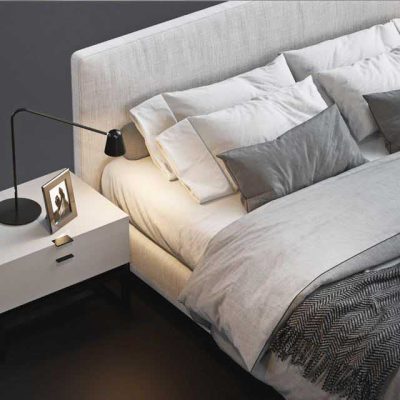 دانلود مدل سه بعدی تخت خواب BED BY MINOTTI 5