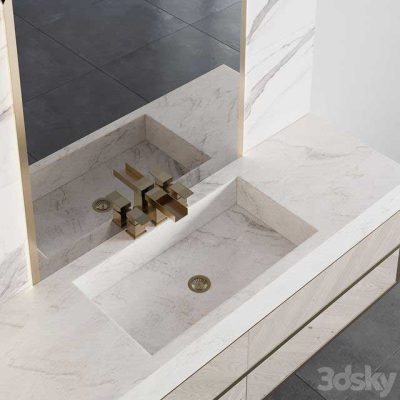 مدل سه بعدی سینک روشویی Bathroom Furniture 36