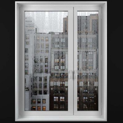 مدل سه بعدی پنجره Misted windows