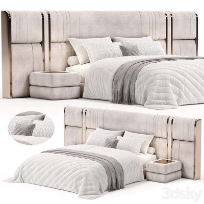 دانلود مدل سه بعدی تخت خواب Nova XL bed by HESSENTIA