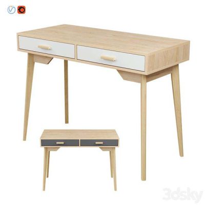 آبجکت میز تحریر Skandica – Horten (Nordic Scandi) Desk