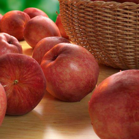 آبجکت میوه سیب Basket with apples
