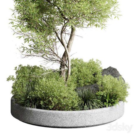 آبجکت گیاه Collection outdoor indoor 85 pot plant & tree & bush