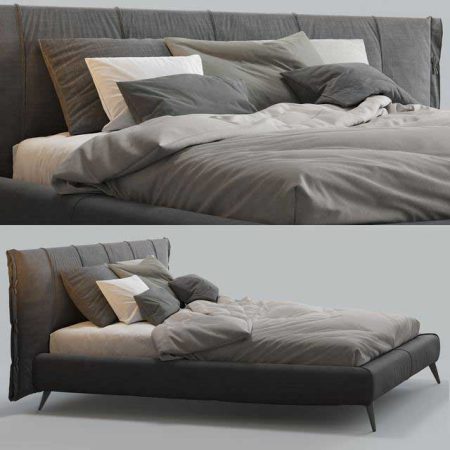 مدل سه بعدی تخت خواب Cuff bed bonaldo