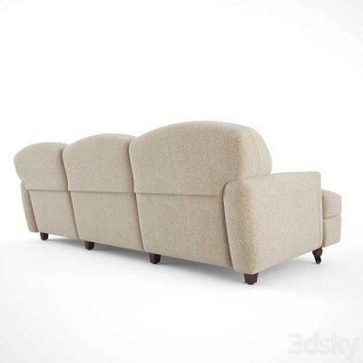 آبجکت مبلمان De Padova – Raffles Sofa (three-seater sofa)