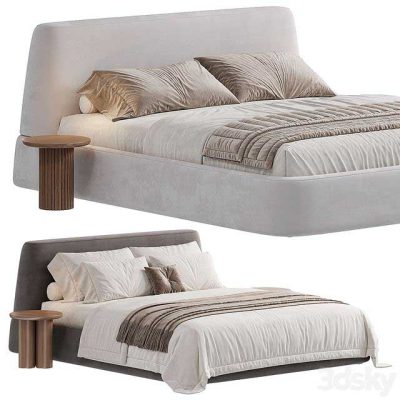 مدل سه بعدی تختخواب Double Bed 4 PICEA BED