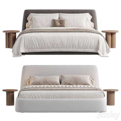 مدل سه بعدی تختخواب Double Bed 4 PICEA BED