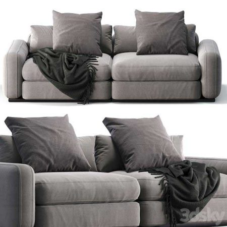 آبجکت مبلمان Flexform Sofa Beauty (with plaid)