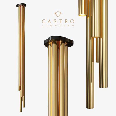 آبجکت چراغ سقفی Flute suspension Castro Lighting