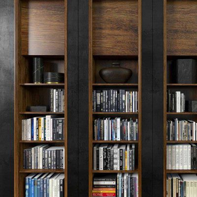 مدل سه بعدی کتابخانه Modern bookcase