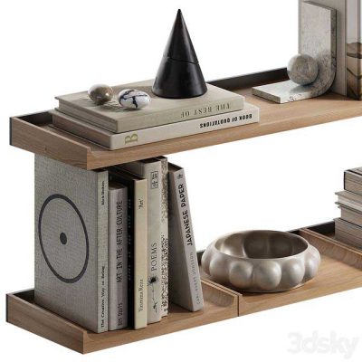 آبجکت شلف و دکوراتیو Shelves NOTES Julienrenaultobjects with decorative set