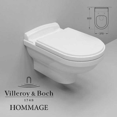 آبجکت توالت فرنگی Villeroy & Boch Hommage toilet suspended
