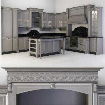 مدل سه بعدی آشپزخانه kitchen set Florence (ADM)
