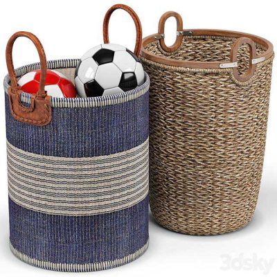 آبجکت سبد Huntington, seagrass baskets