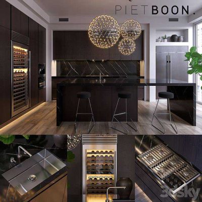 مدل سه بعدی آشپزخانه Kitchen Piet Boon SIGNATURE 2