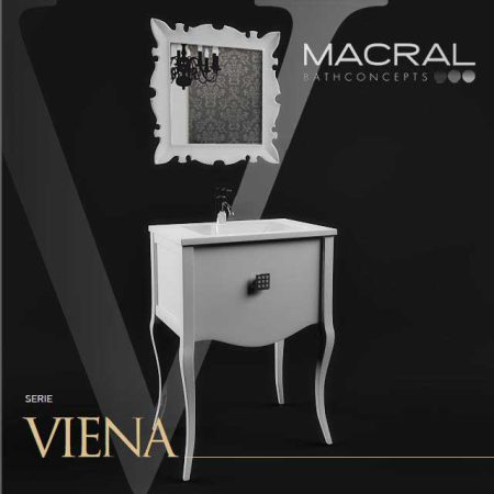 مدل سه بعدی آینه و روشویی Macral Viena 60
