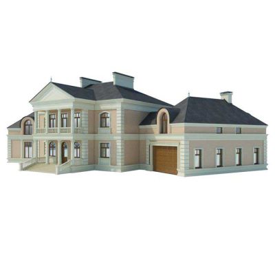 مدل سه بعدی خانه ویلایی Mansion